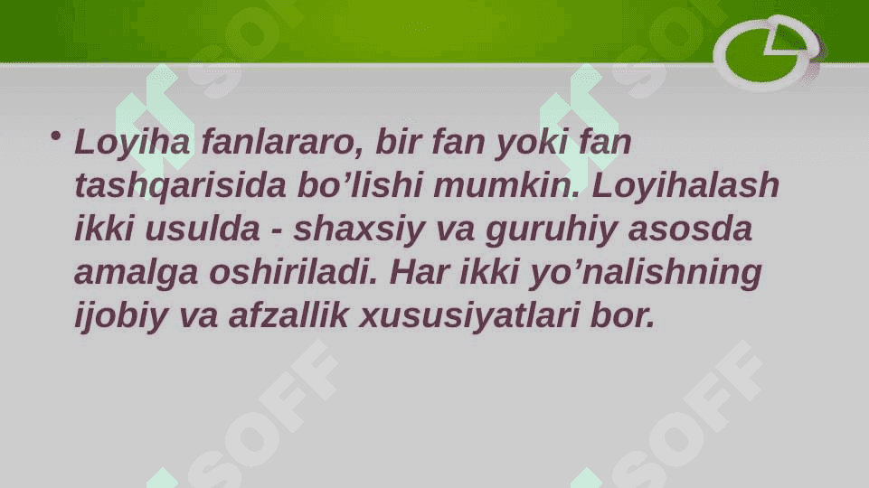 Ta’limning loyiha texnologiyasi 8