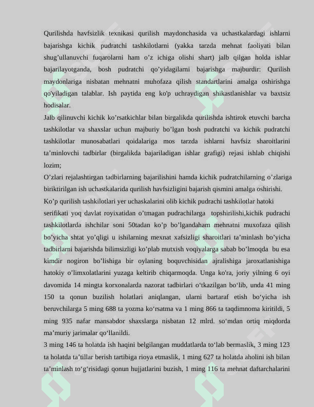 Mehnatni muhofaza qilishning zamonaviy texnika  va texnologiyalari 4