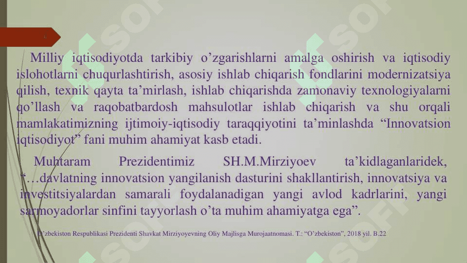 INNOVATSION IQTISODIYOT FANIGA KIRISH 6