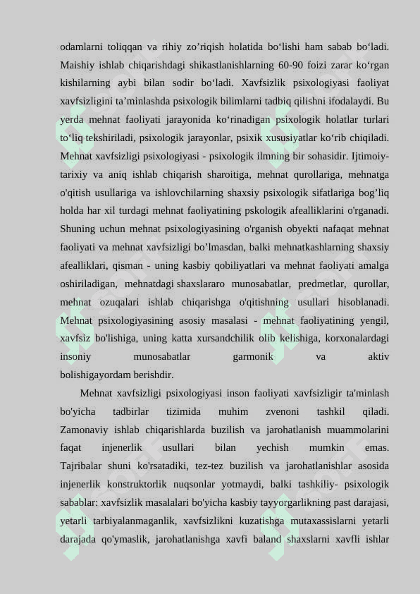 MEHNAT FAOLIYATI JARAYONIDA ERGONOMIKANING ROLI 4