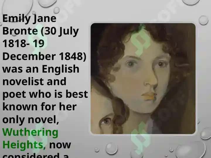 Emily Bronte asar muallifi va asar haqida. 2