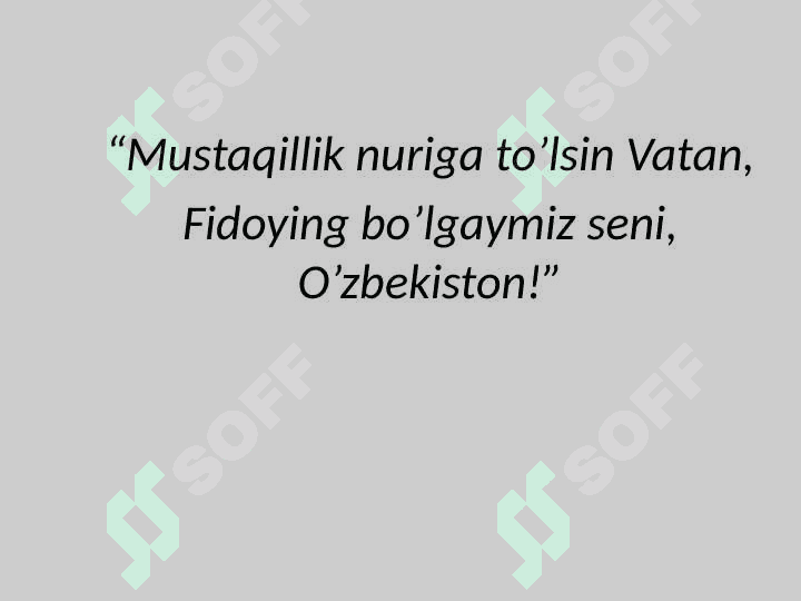 AZIZ VA YAGONAMSAN JONAJON OʻZBEKISTONIM 2