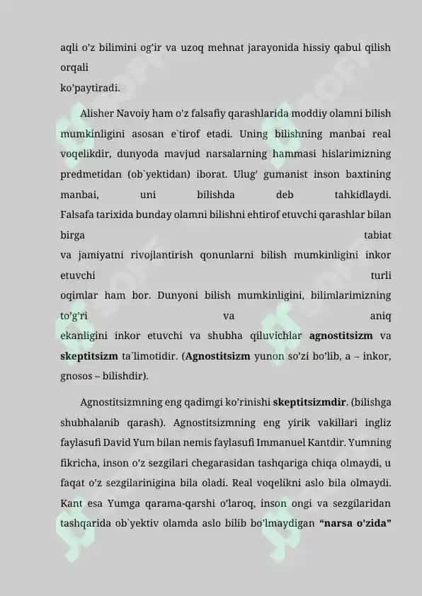 Gnoseologiya – bilish haqidagi ta`limot 6
