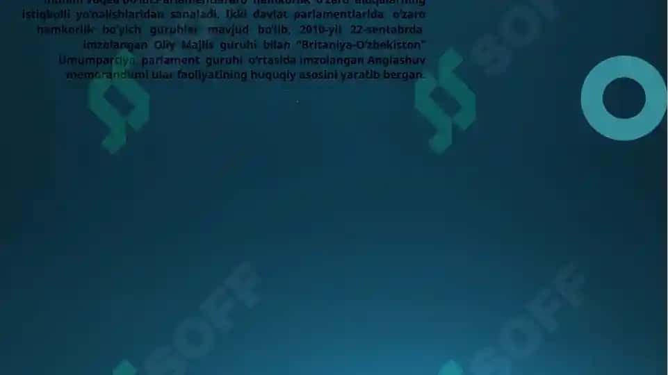 O’zbekiston Respublikasining Yevropa mamlakatlari bilan hamkorligi 5