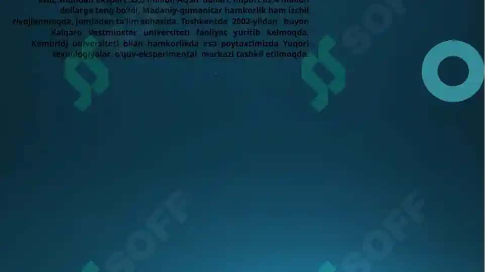 O’zbekiston Respublikasining Yevropa mamlakatlari bilan hamkorligi 7