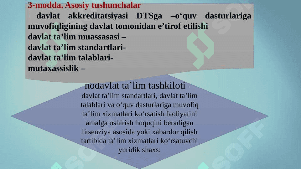 OʻZBEKISTON RESPUBLIKASINING QONUNI 3