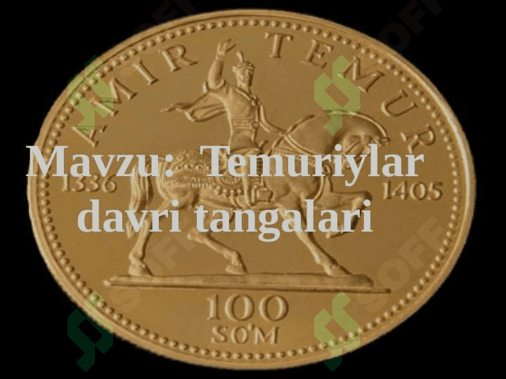 Temuriylar davri tangalari 2