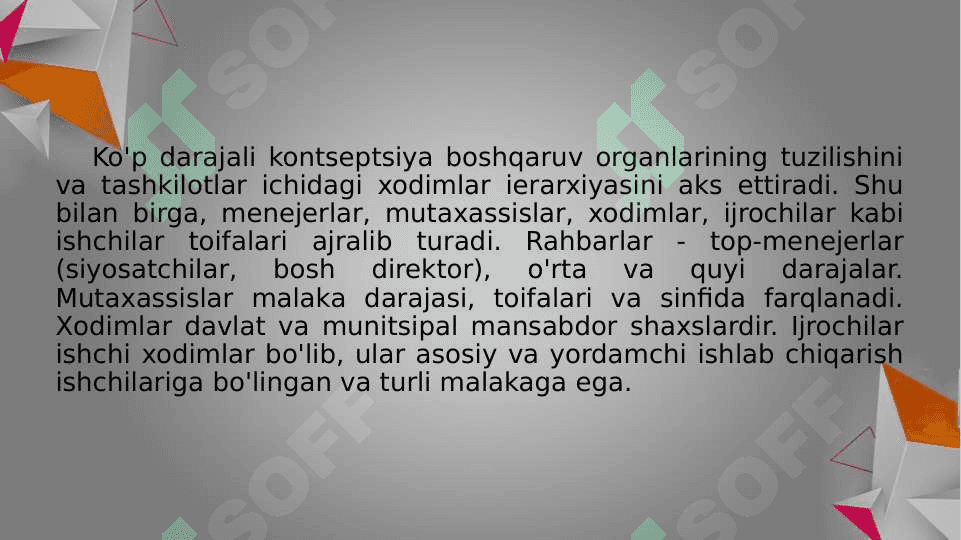 Kadrlar siyosatini tashkil etish 5