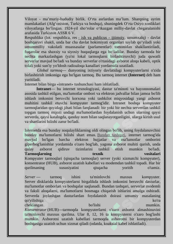 Kompyuter tarmoqlarini  qurish 3