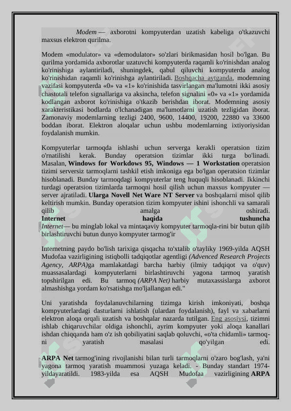 Kompyuter tarmoqlarini  qurish 4