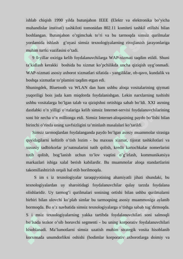 SIMSIZ LOKAL KOMPYUTER TARMOG'INI SOZLASH 3