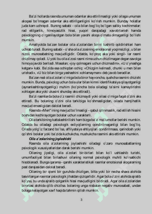 «OILA RASMI» METODIKASi 3