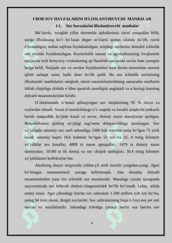 Suvni tozalash yo’llari 4