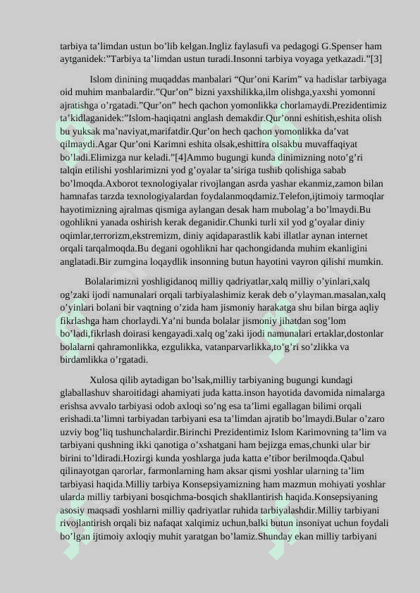 Milliy tarbiyaning bugungi kundagi ahamiyati 2