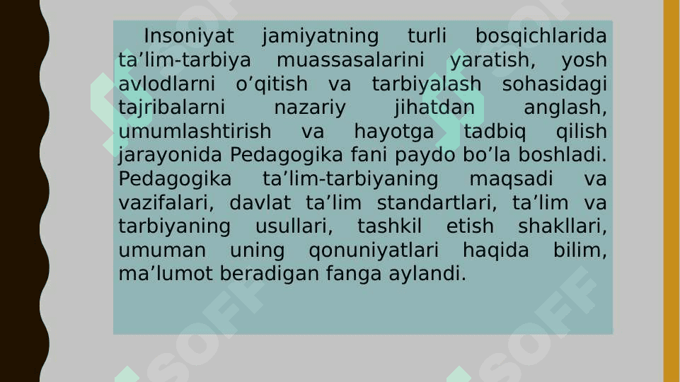 pedagogika fan SIFATIDA 3