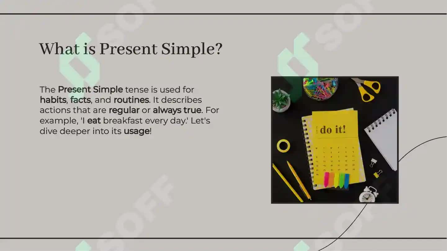 Present simple and Present continuous 3