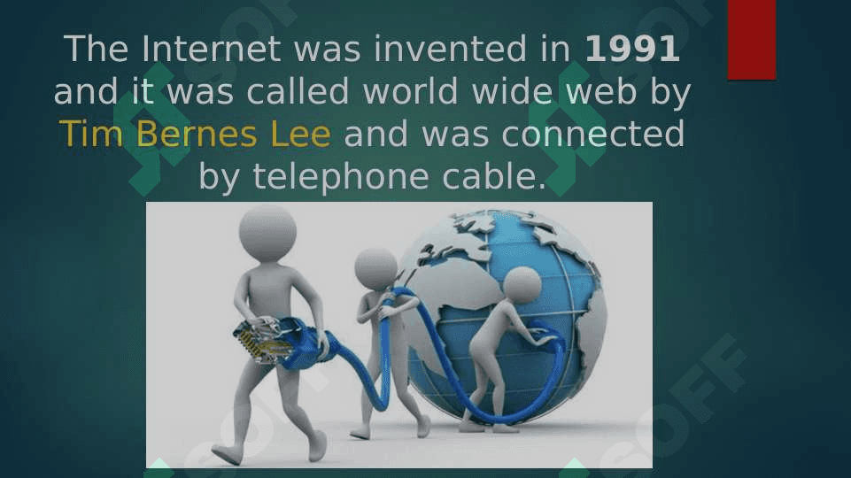 The Internet is a global net 2