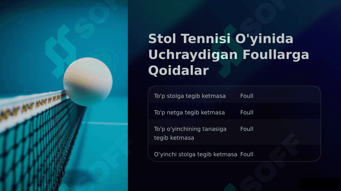 Stol tennis o'yini 7