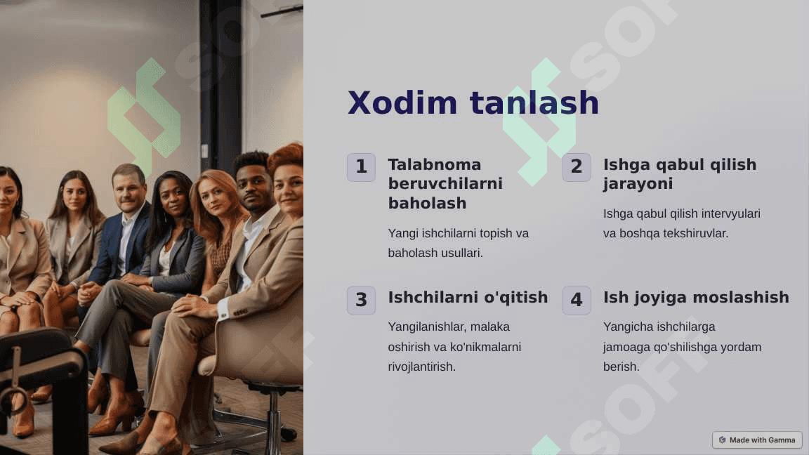 Hr (Inson resurslarini boshqarish) 2