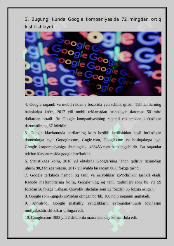 Google презентации – taqdimotlar yaratish uchun  bulut xizmat 3