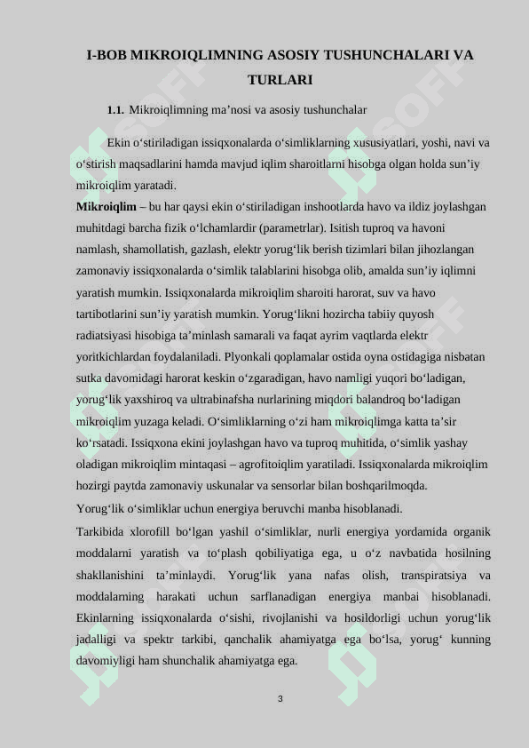 MIKROIQLIMLI ISSIQXONA 3