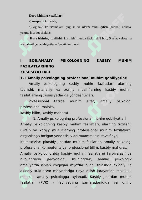 AMALIY PSIXOLOG FAOLIYATIDA REJALASHTIRISH VA UNING TURLARI 6