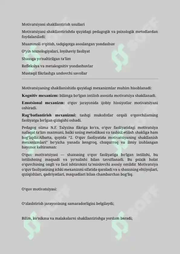O‘quv va kasbiy faoliyat motivatsiyalari 5