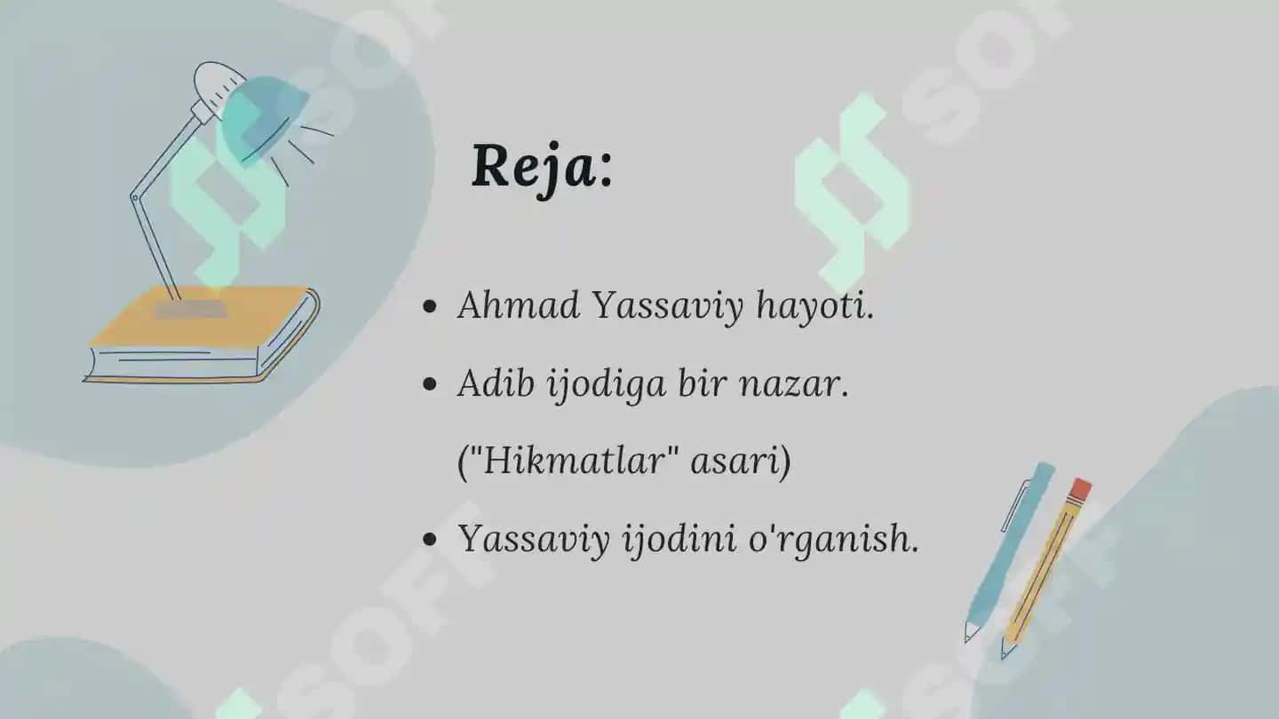 Ahmad Yassaviy hayoti VA ADIBNING "HIKMATLAR" ASARI 2