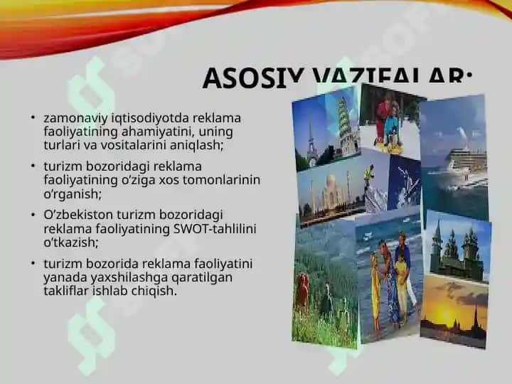 Turizm bozori reklama faoliyati 3