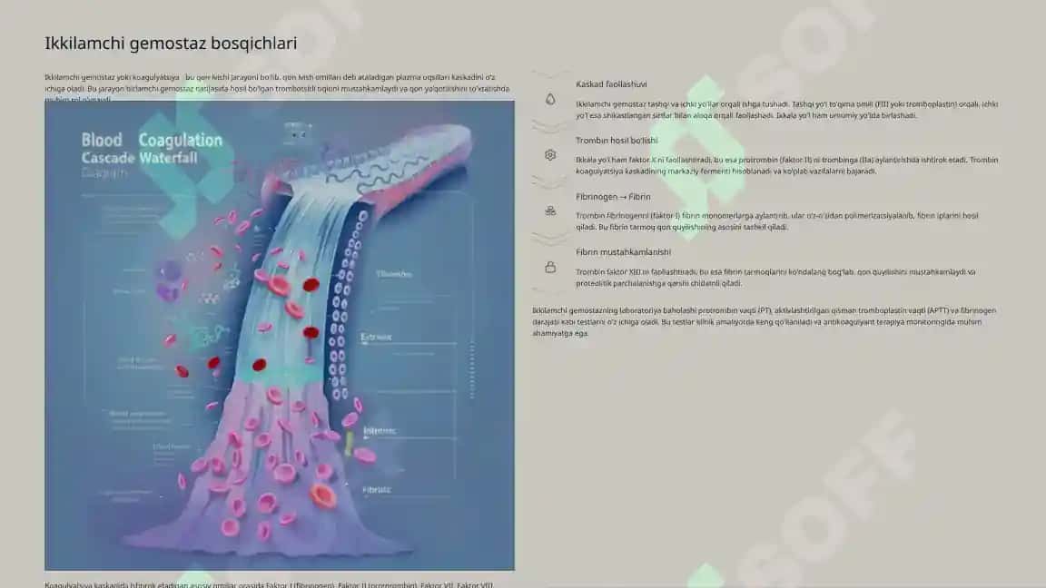 Gemostaz. Fibrinoliz. (laboratoriya mashg'uloti) 4