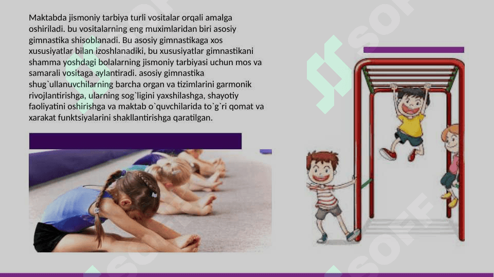 Ta'lim muassasalarida gimnastikani o'tkazish usullari 2