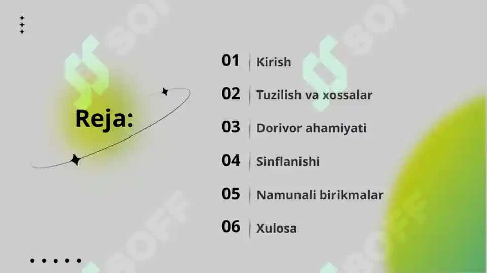 Yetti A'zoli Aromatik Birikmalar 2