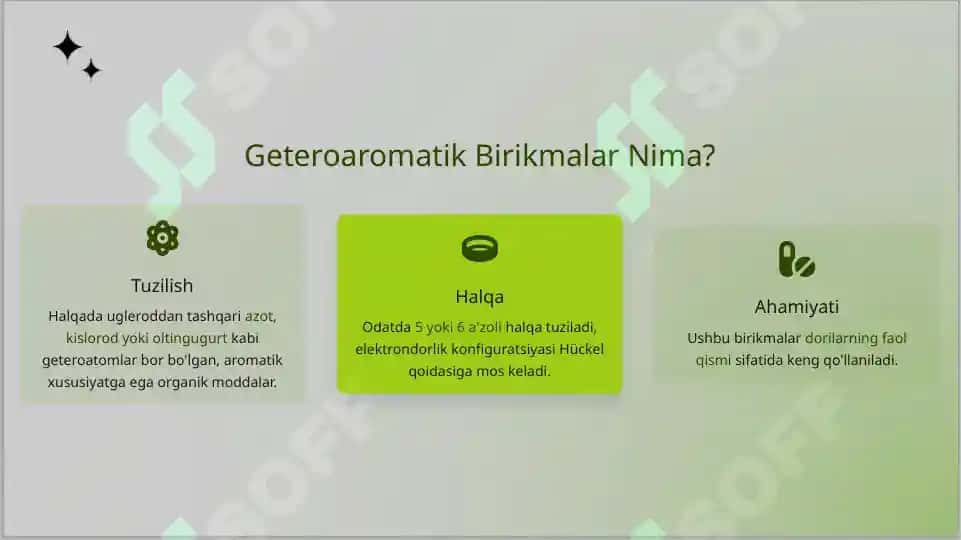 Yetti A'zoli Aromatik Birikmalar 5