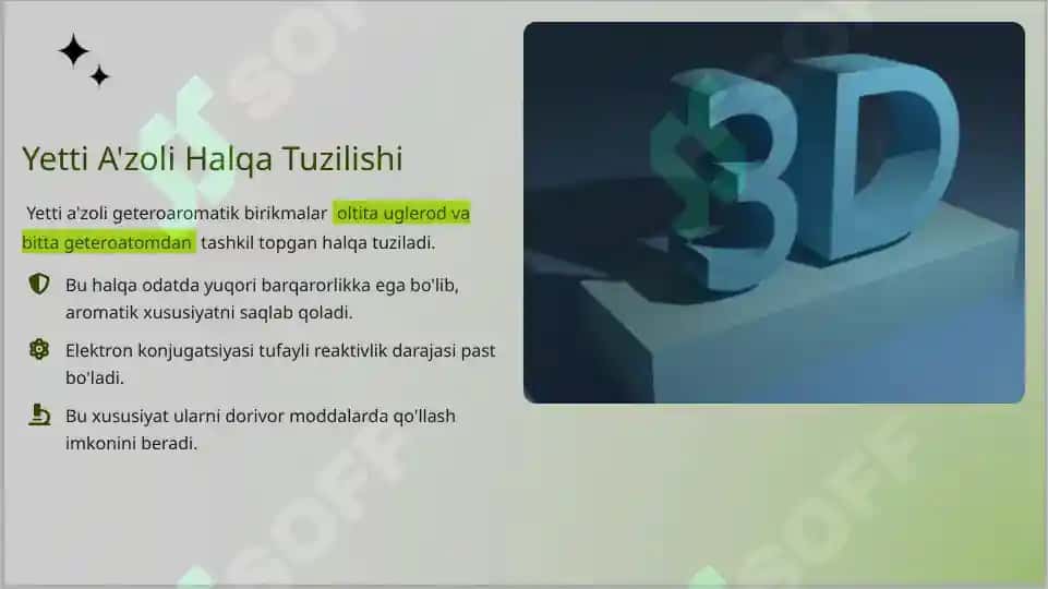 Yetti A'zoli Aromatik Birikmalar 7