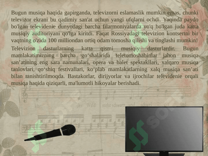 Televediniya va kino musiqasi 3