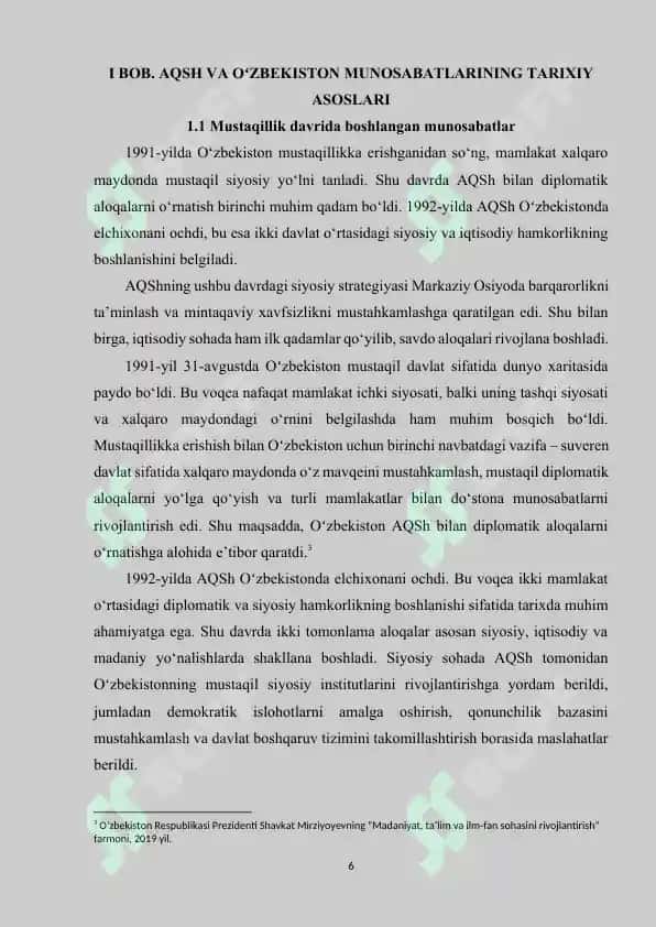 AQSh va Oʻzbekiston munosabatlari 6