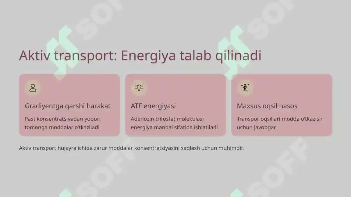 Hujayradagi transport jarayonlari 7