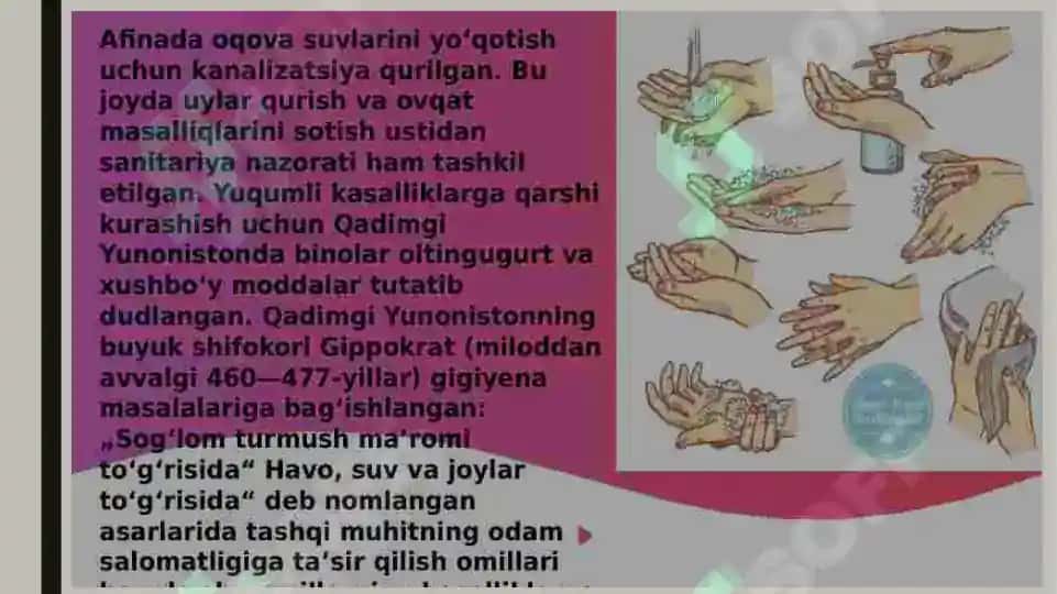 GIGIYENANING RIVOJLANISH TARIXI 6
