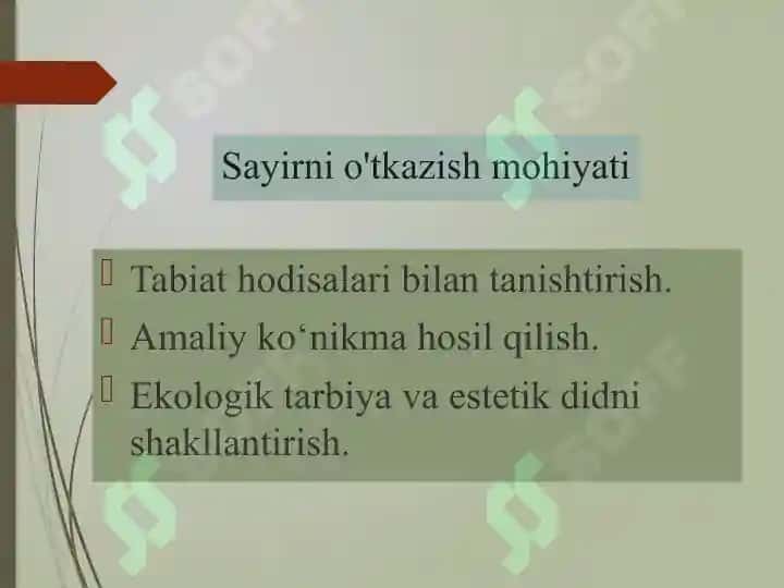 Sayirni o'tkazish mohiyati va ularning turlari 2