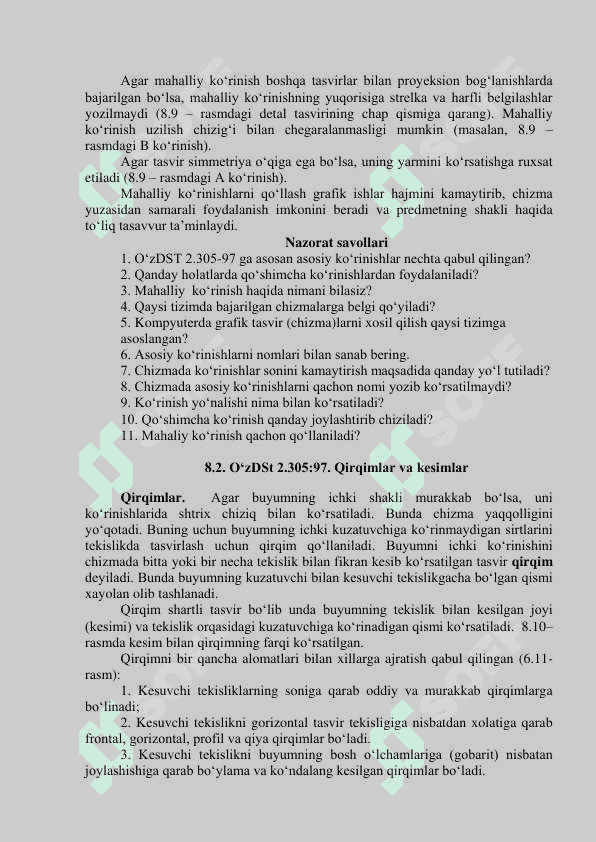 Proeksion chizmachilik 7