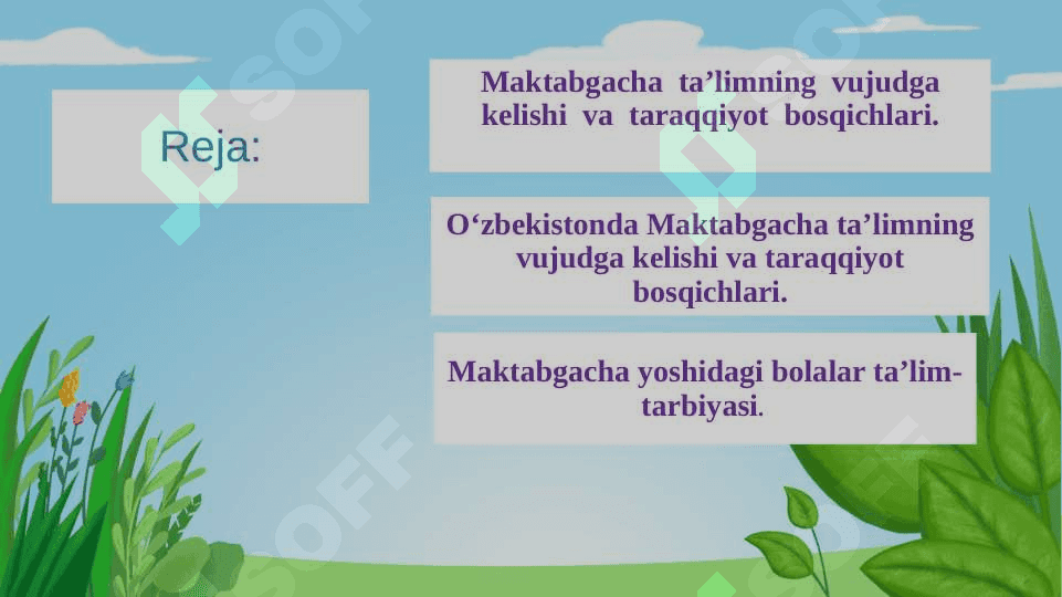 Maktabgacha taʼlimning kelib chiqishi 2
