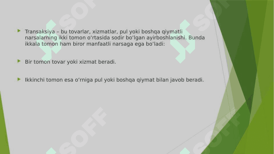 Transaksiyalar tushunchasi va ularning ahamiyati 4