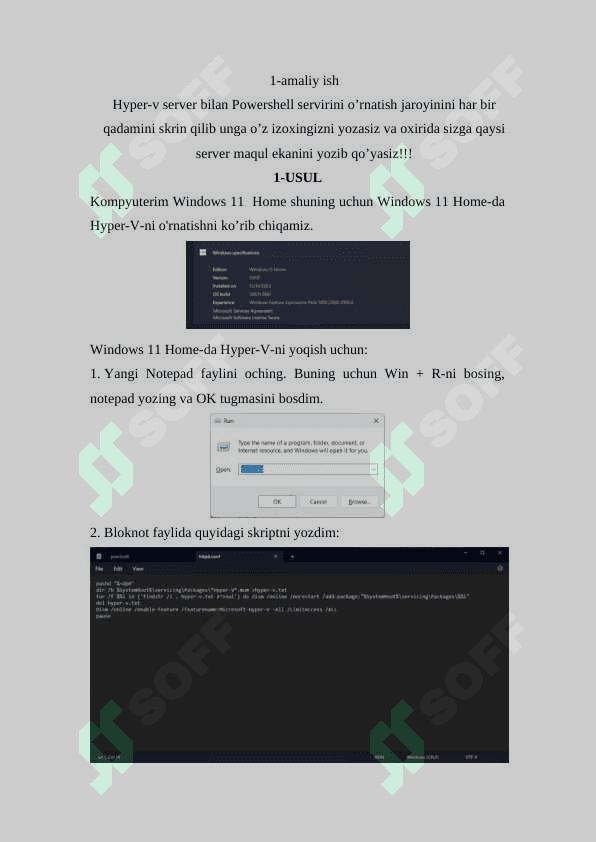 Hyper-v server bilan Powershell servirini o’rnatish 2