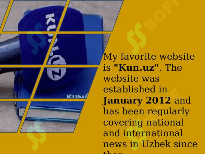 "My favourite website" 3