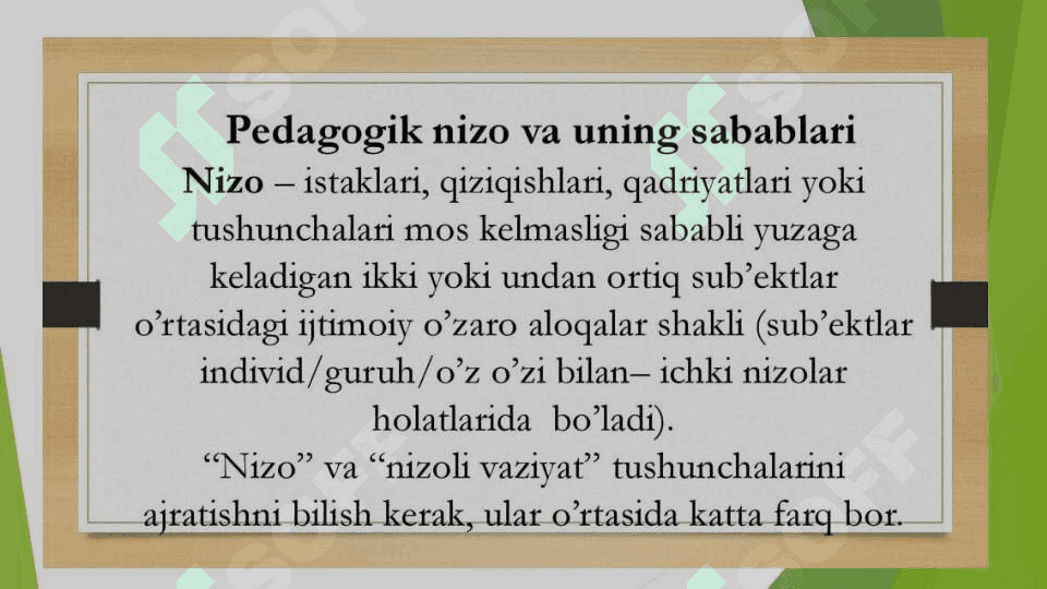 Pedagogik nizolar 2