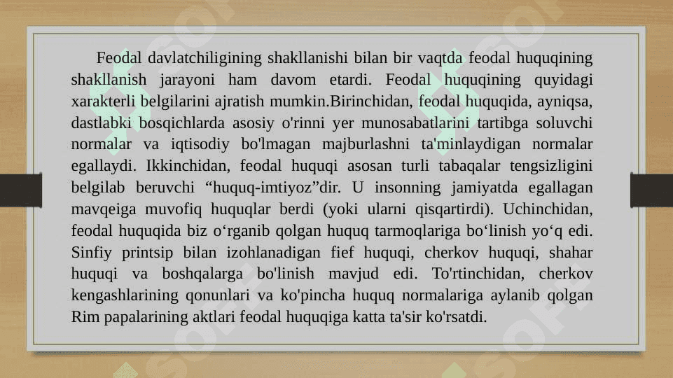 O‘rta asrlarda G‘arbiy Yevropada qonunchilikka oid arxivlar 3