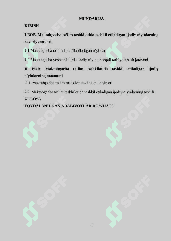 Maktabgacha taʼlim tashkilotida tashkil etadigan ijodiy oʻyinlar 3
