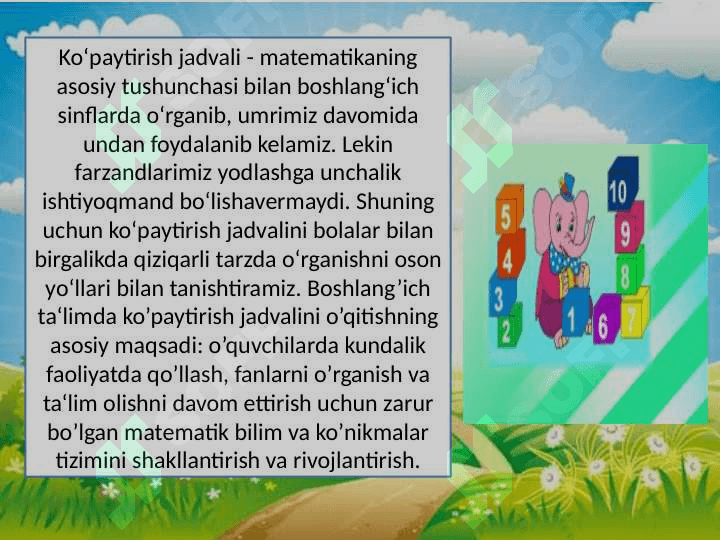 SONLARNI KO‘PAYTIRISH VA BO‘LISH 3