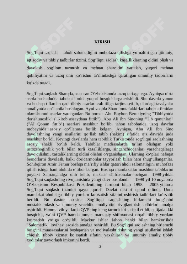Sog'liqni saqlash harajatlari 3