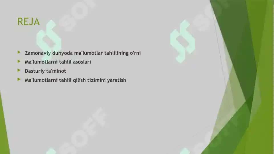 Axborot analitikasi, ma'lumotlar tahlili 2